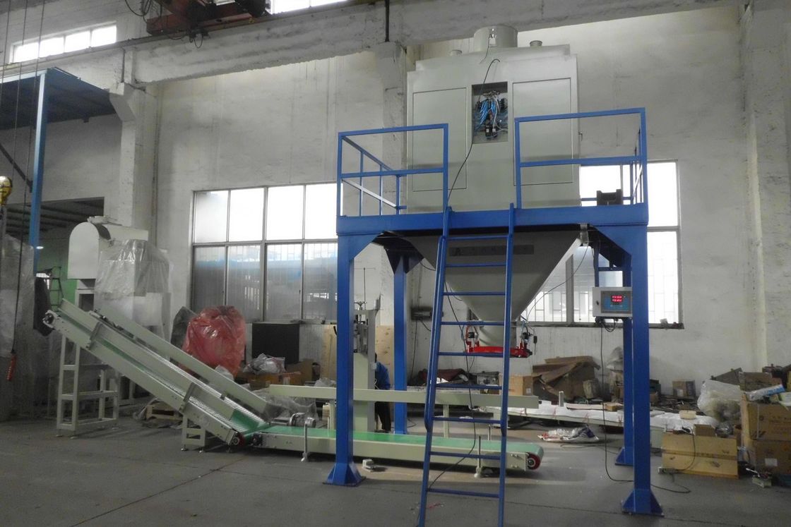 Dual Hopper Weighing Feed Bagger Automatic Packaging Machines 1.5kW