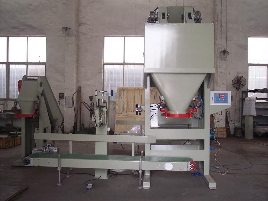 High Speed Briquette / Coal Bagging Machine With Auto Belt Conveyor