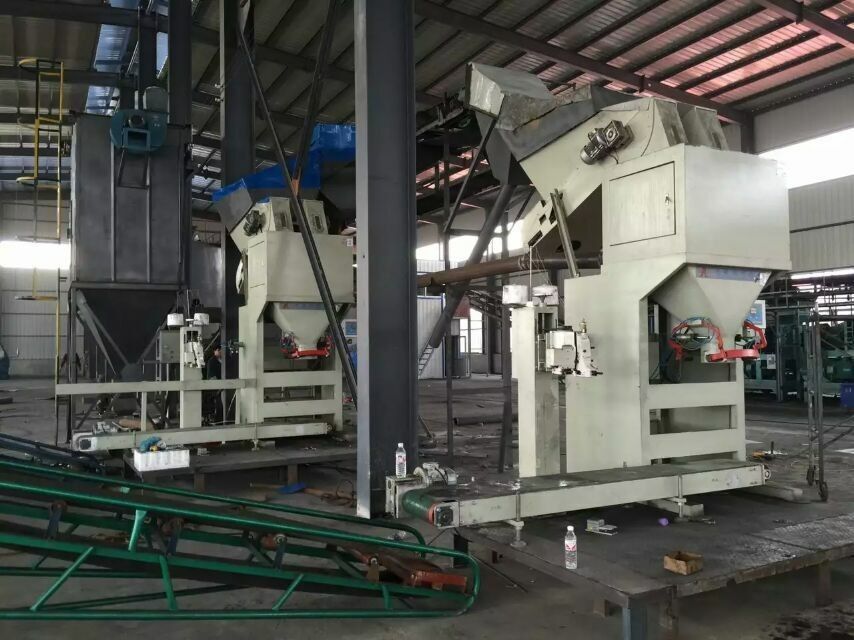 Net Weighing Pebble / Gravel / Coal Bagging Plant Automatic Bagging System