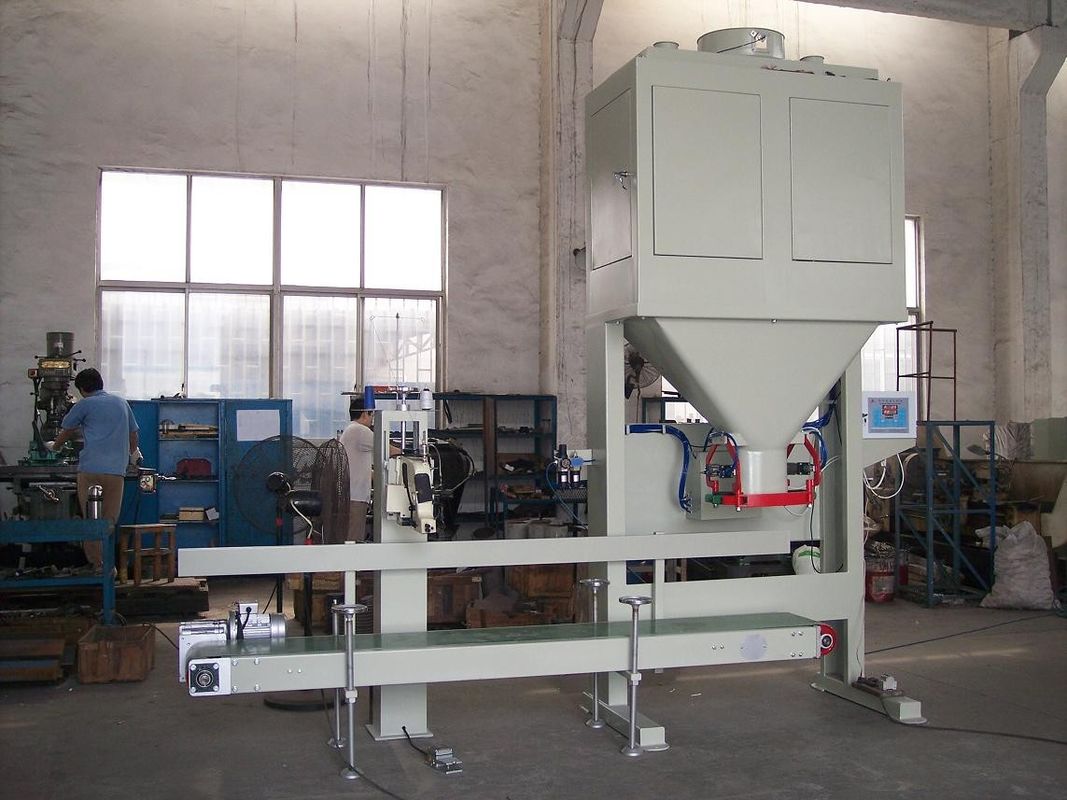 Auto Filling Weighing Packaging Fertilizer Bagging Machine With Auto Belt Conveyor