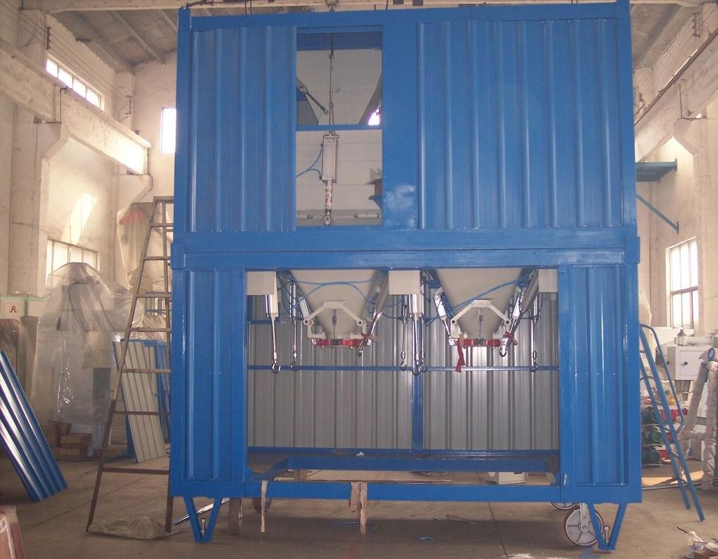 Dual Line FIBC Bulk Bag Filling Machine , Jumbo Bag Bagging Scale