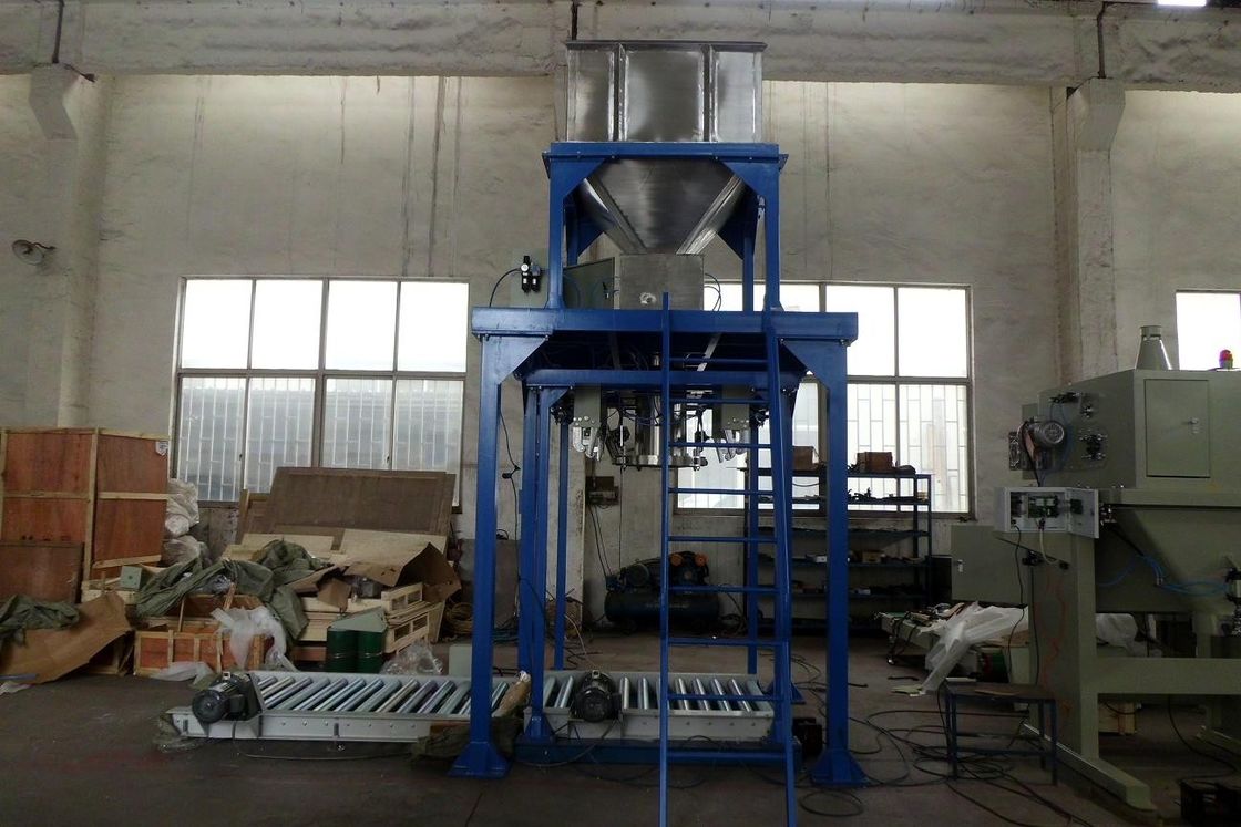 Automated Ton / Big Bag Filling Machine , Feed / Fertilizer / Wood Pellet Bagger