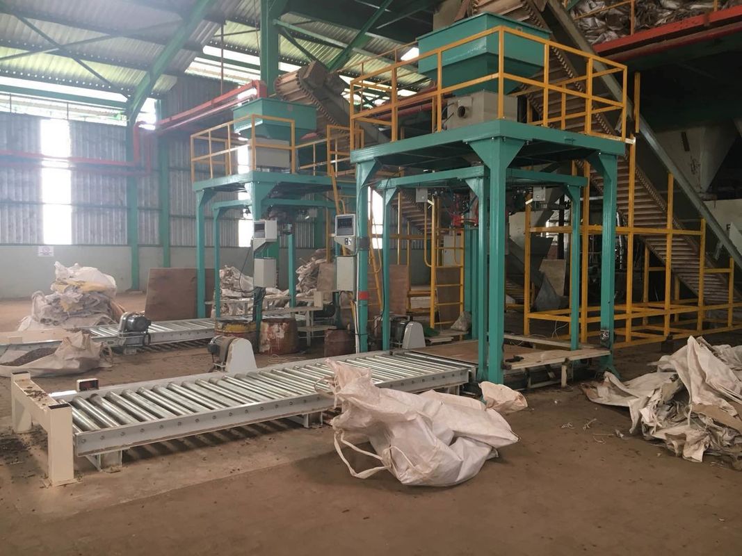 Wheat / Corn / Rice Automatic Weighing And Bagging Machine For Ton Bag; 1000kg Bag Bagger