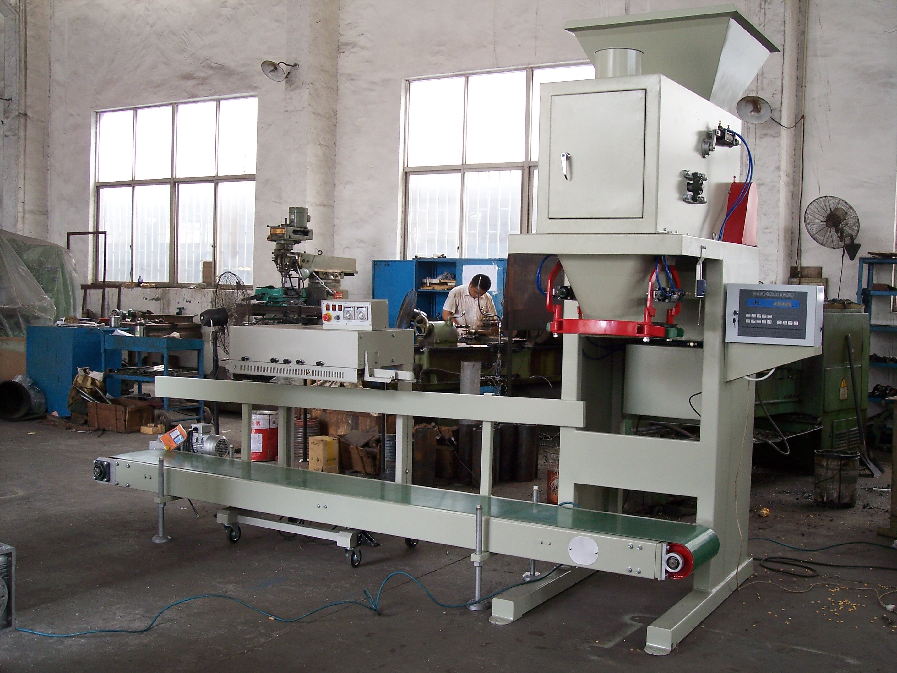 Horizontal Auto Bagging Machines Organic Compost Packaging Machine